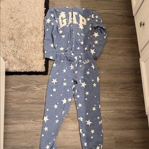 GAP Blue and White Star Pajama Set